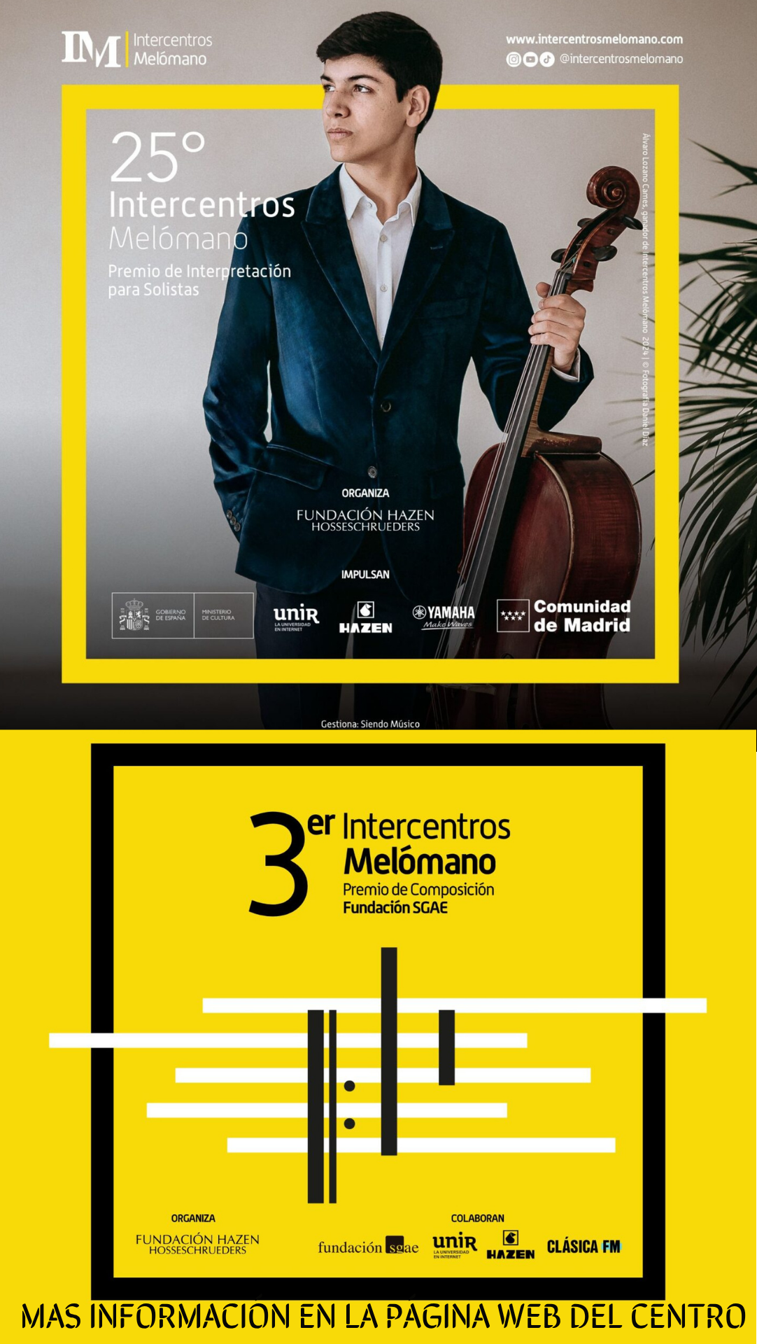 CONCURSO INTERCENTROS MELÓMANO